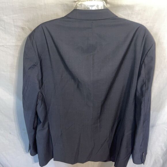 Coppley 1883 Men’s Dress Blazer Size 46L Navy Blue Wool Business Formal - Picture 9 of 14